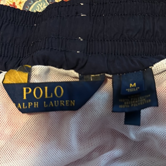 Polo Ralph Lauren pink/white gingham check medium trunk with embroidered anchors - Picture 5 of 5
